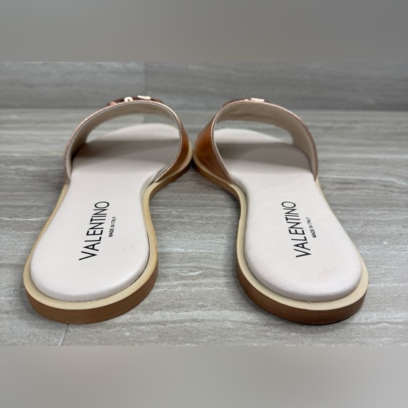 NEW! Valentino by Mario Valentino Bugola Slide Sandal in Copper Womens Size 8 - Picture 4 of 14
